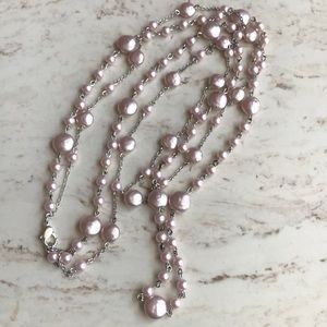 Estate find: double strand pearlescent beads